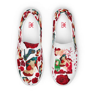 Women’s slip-on canvas shoes 'Amore tricolore'