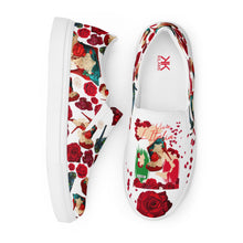 Load image into Gallery viewer, Women’s slip-on canvas shoes &#39;Amore tricolore&#39;
