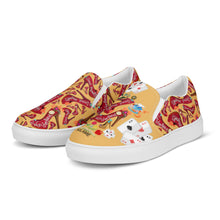 Load image into Gallery viewer, Women’s slip-on canvas shoes &#39;Down the rabbit hole&#39;
