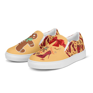 Women’s slip-on canvas shoes 'Ginger bread'