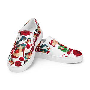 Women’s slip-on canvas shoes 'Amore tricolore'