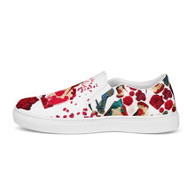 Load image into Gallery viewer, Women’s slip-on canvas shoes &#39;Amore tricolore&#39;
