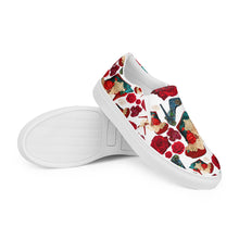 Load image into Gallery viewer, Women’s slip-on canvas shoes &#39;Amore tricolore&#39;
